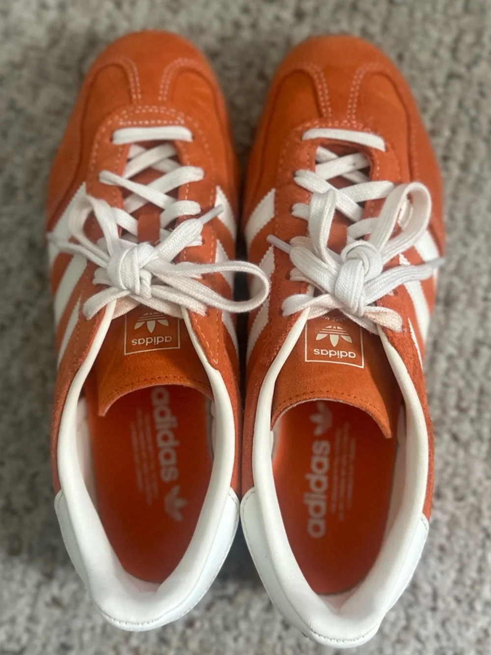 Adidas Gazelle Sneakers Orange Men’s Size 8